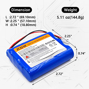 切手007 Amazon.com: YUTSUJO (2-Pack) 11.1V 2600mAh Li-ion Battery