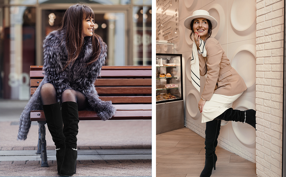 WOMEN KNEE HIGH BOOTS