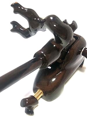 黒柿万力 黒柿竿枕　ヘラブナ Amazon | ヘラブナ万力 天然木黒柿x白柏 大砲型万力 へら用品 袋