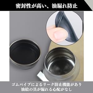 Amazon.co.jp: Quikaboo 油壷 油絵用の油壺 油壺 油絵製作