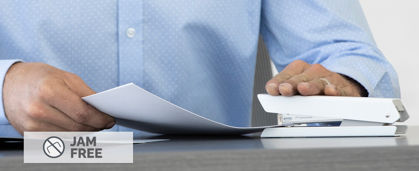 Fellowes Jam Free Stapler, 20 Sheet Capacity LX820 Full Strip