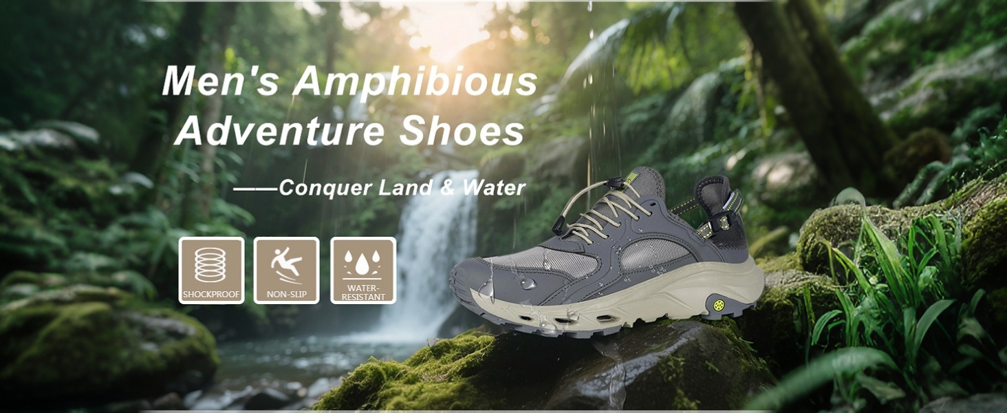 Mens Amphibious Water Shoes