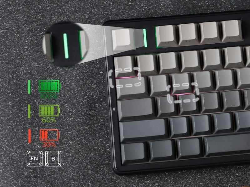 F99 PRO wireless gaming keyboard