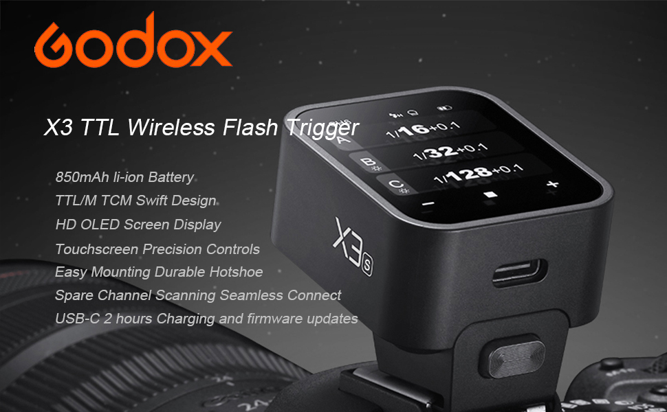 【YY666】Godox X3 TTLワイヤレスフラッシュトリガーSony Amazon.com: GODOX X3 X3S X3-S TTL Touchscreen Flash Trigger