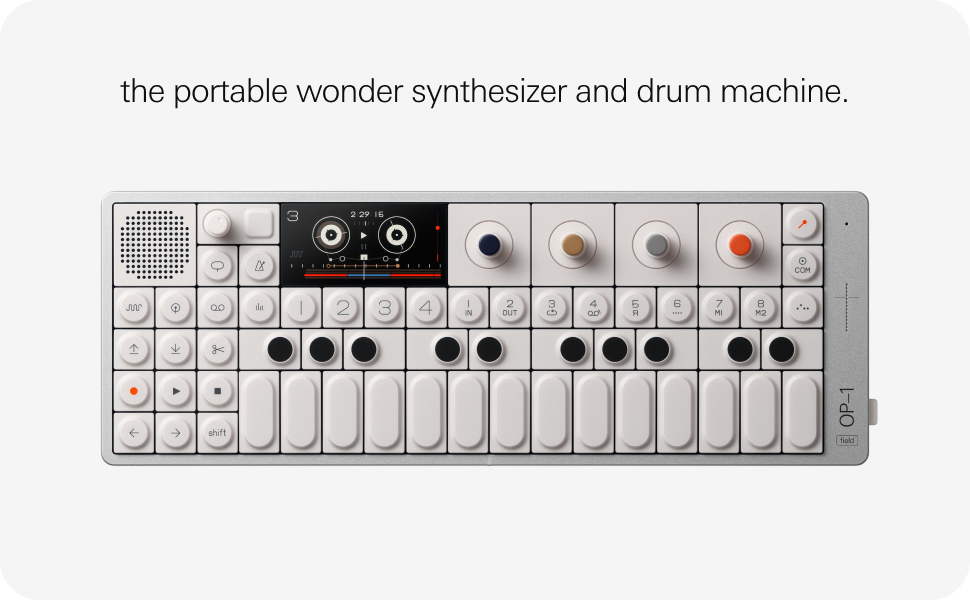 鍵盤楽器 OP-1 Synthesizer with a case Teenage Engineering OP-1 Field Portable Synthesizer, Sampler