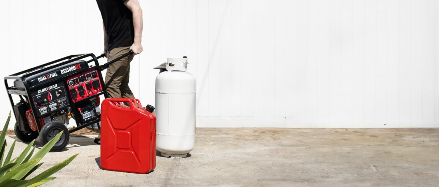 DuroStar DS13000MX Dual Fuel Portable Generator