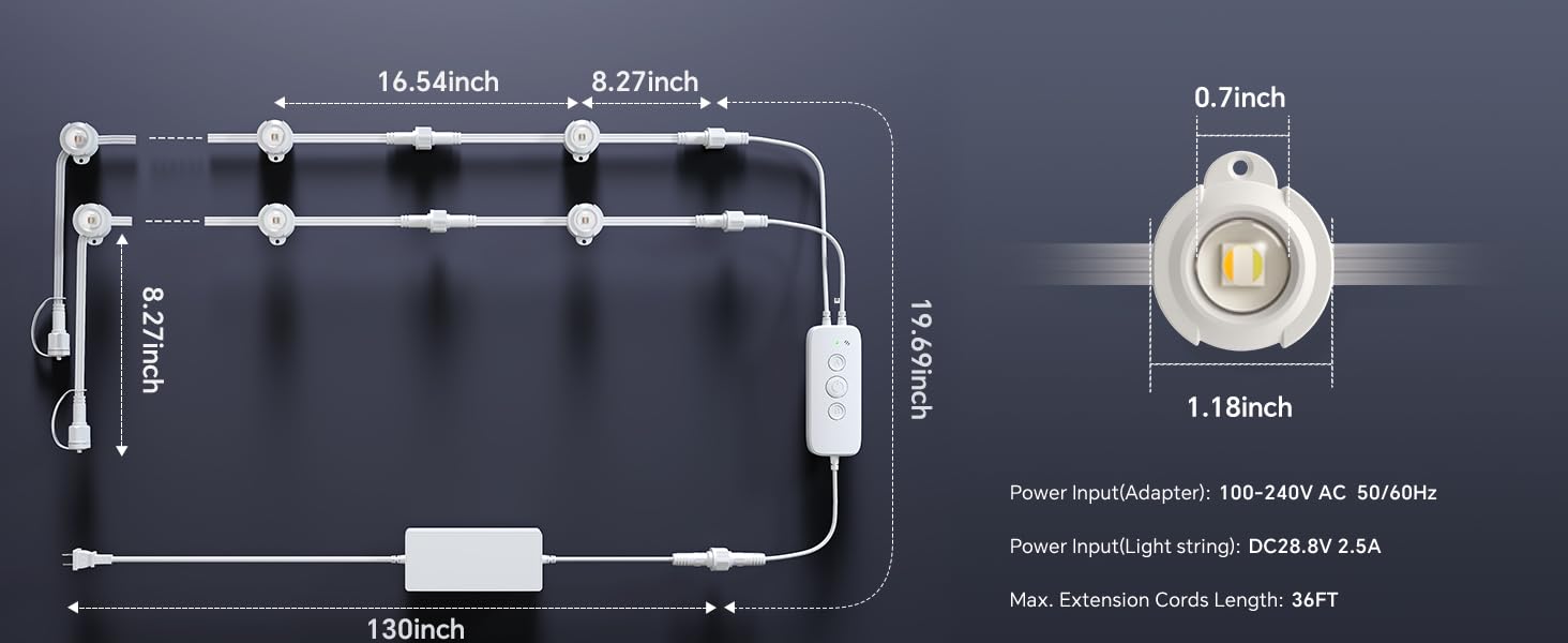 permanent outdoor lights for house