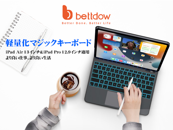 Amazon.co.jp: BETTDOW 【新型軽量】マジックキーボード 2025