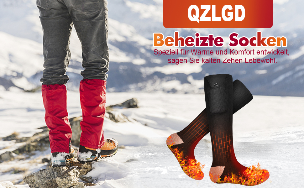 Beheizbare Socken