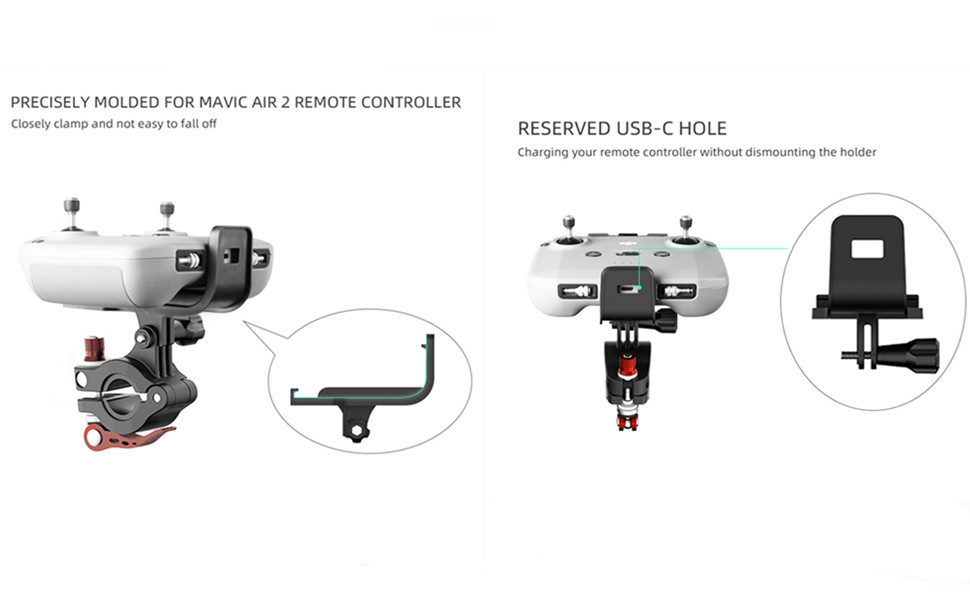 Mavic 3 Bicycle Remote Control Mount