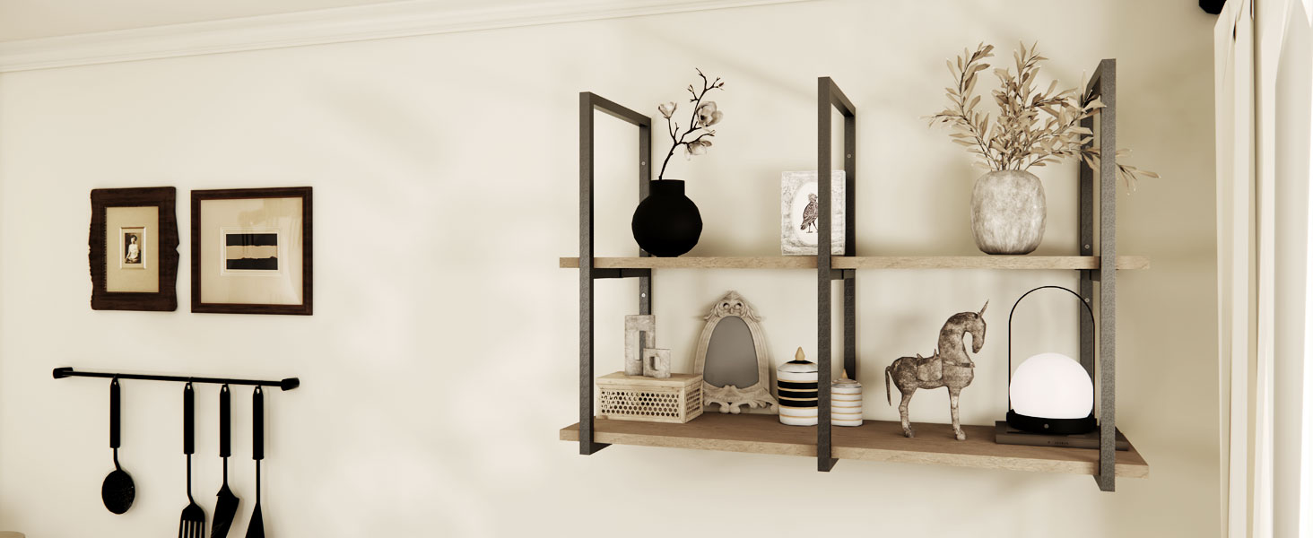 2 tier shelf bracket