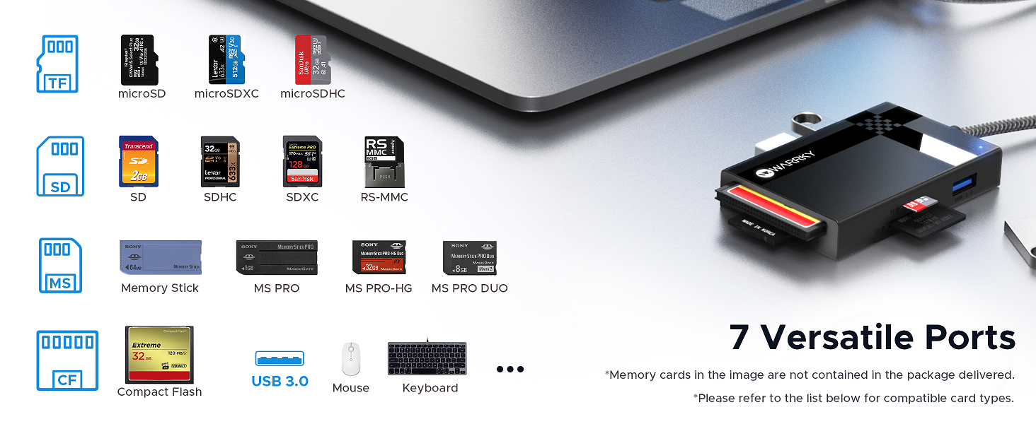 7 Versatile Ports