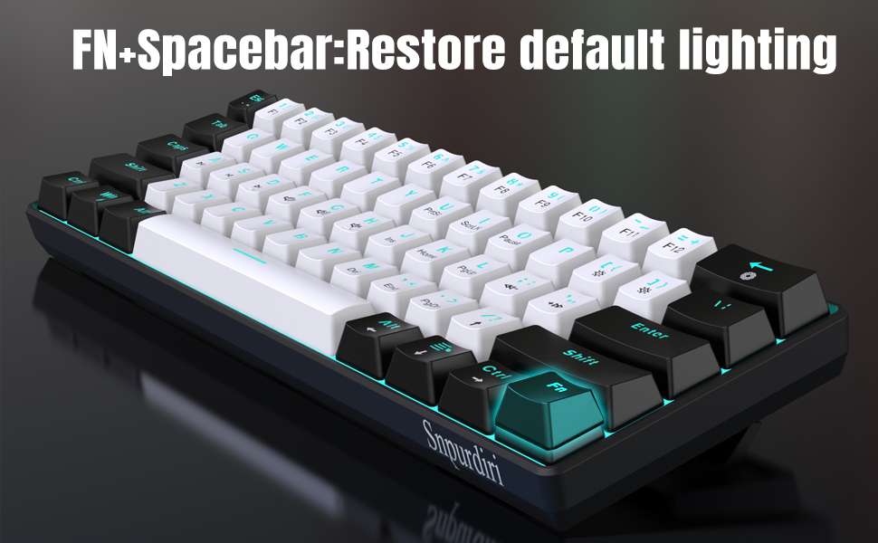 60% wired mechanische Gaming-Tastatur