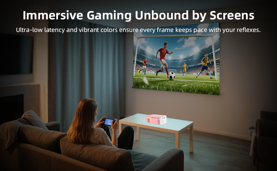 projector;mini projector;portable projector;projector with wifi and bluetooth;projector for bedroom