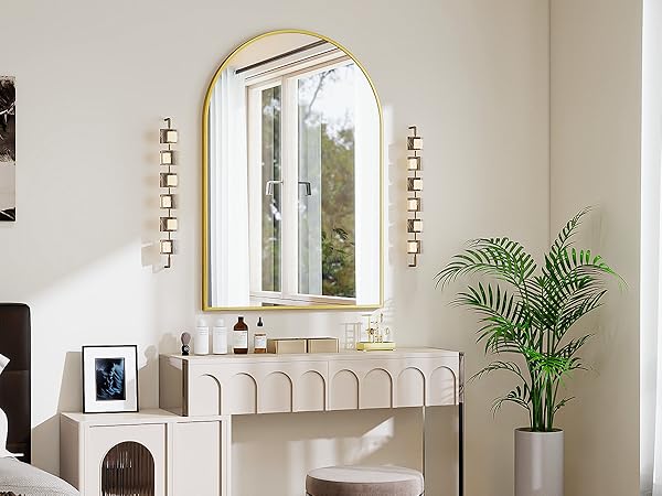 新品24-25NOVEMBER ARTISVE145cm Amazon.com: VooBang Arched Wall Mirror, 24 x 36 inch Arch