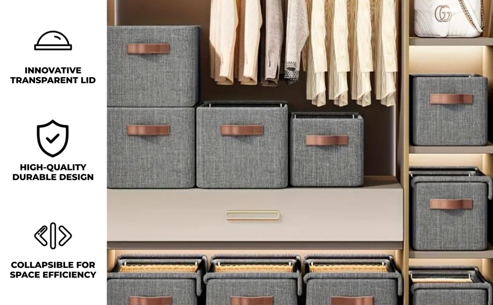 Wardrobe Clothes Organizer With Lid