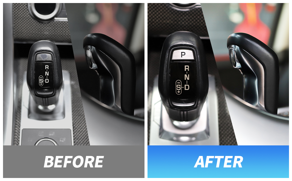 LIMBQS Gear Shift Lever Button Trim Cover & Gear Change Lid