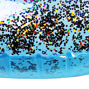 glitter pool floats