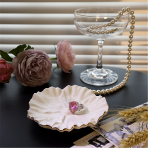 jewelry dish white