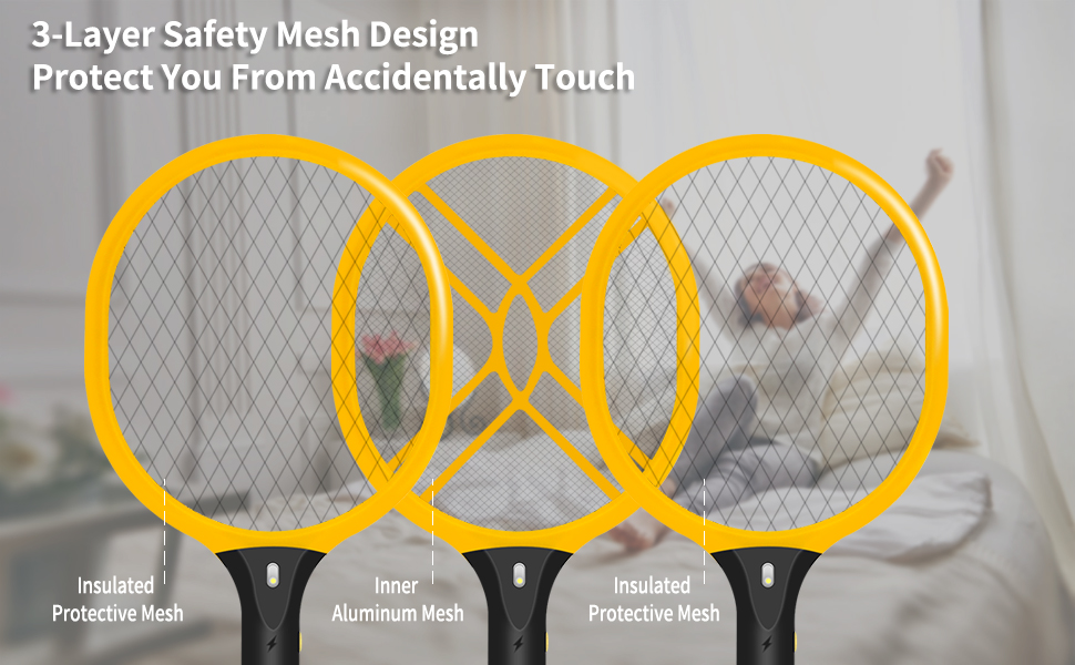 3-Layer Safety Mesh Design Protect You From Accidentally Touch