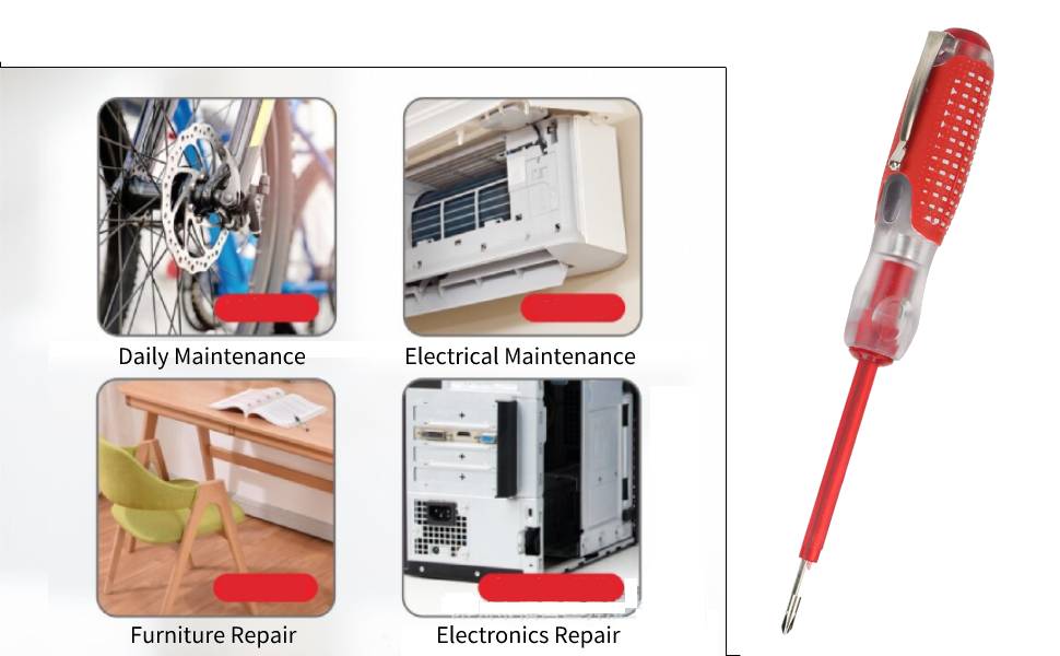 Electrical Tester Pen, 100500V Mains Tester Circuit Current Voltage