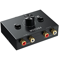 Amazon.com: PROZOR RCA Stereo Audio Switcher - 2 in 1 Out R