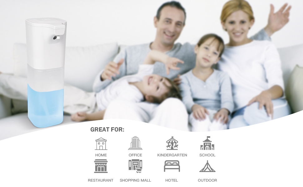 550ML Liquid Alcohol Spray Touchless Dispenser