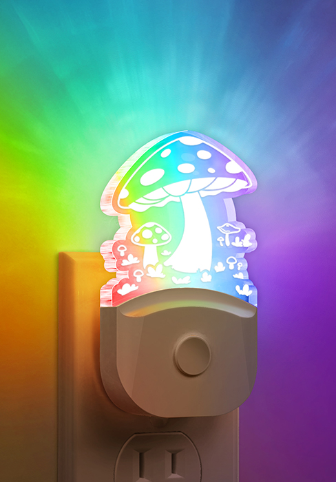 mushroom night light