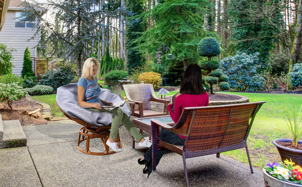 Papasan Cushion Covers Only, Outdoor Cushion Waterproof