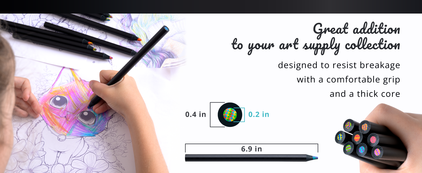 rainbow pencils