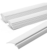 Nkiy Quen 20 Pcs Window Glazing Vinyl-24 Inch Snap in Vinyl Window Glazing Bead-White Vinyl Windo...