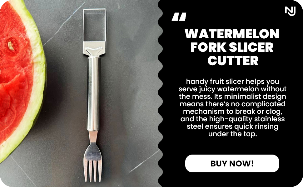 Watermelon fork slicer cutter