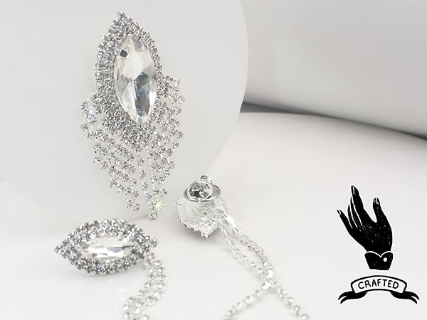 Amazon.com: PEARLY JUN Collar Chain Pins And Button Cover