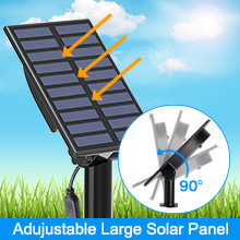 CREPOW Solar Spot Lights Outdoor