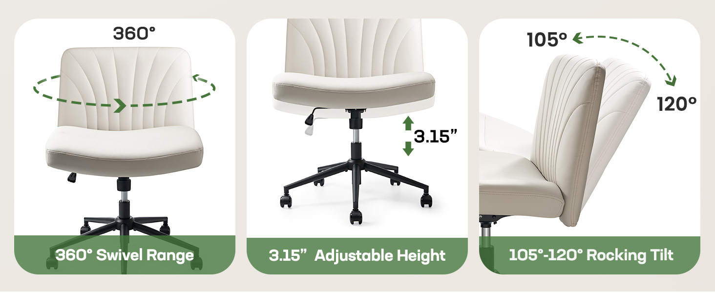vanity chair with back