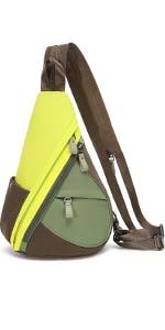 Pink Nylon Sling Bag