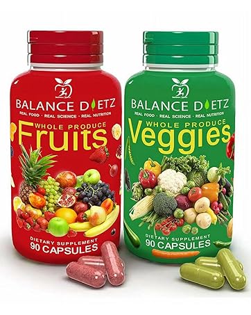 Amazon.com: Fruits and Veggies Supplements| 90 Fruit