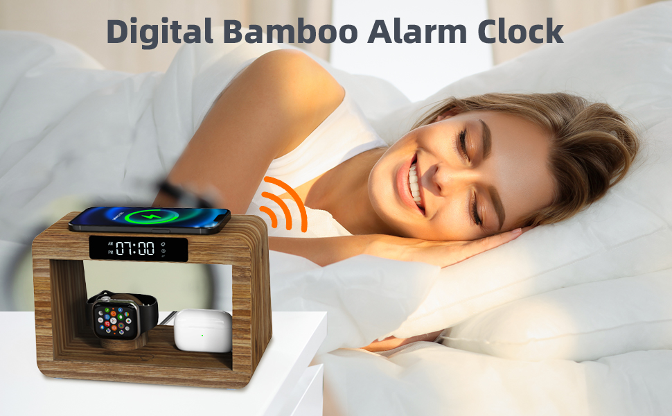 5 in 1 Wireless Charging Station, Fast Wireless Charger