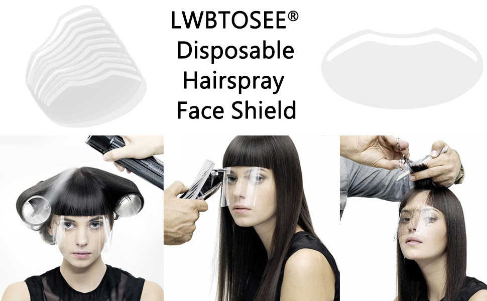 U00d6gonbryn Dusch Ansikts Skydd, Transparenta, Frisu00f6r Hu00e5r Salong Styling Tillbehu00f6r