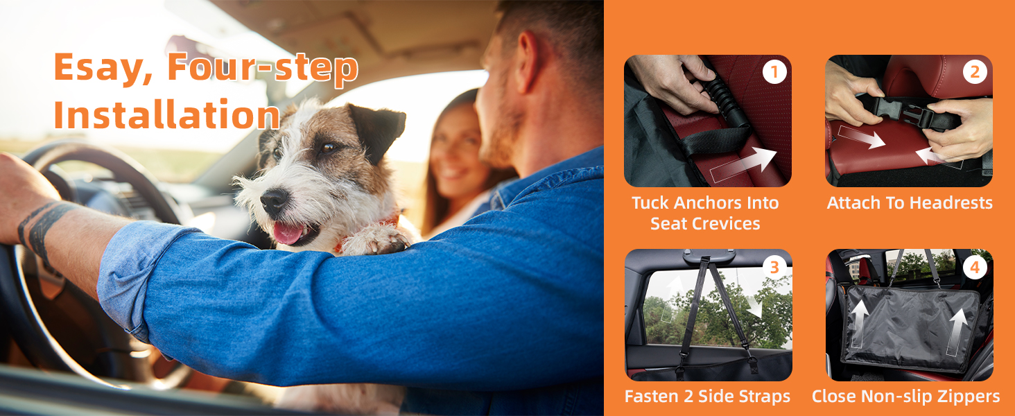 Back Seat Extender for Dogs