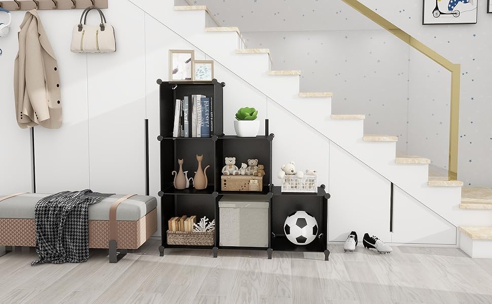 mino_o様 棚 Amazon.co.jp: YMYNYオープンシェルフ 4階建て本棚 台形書架