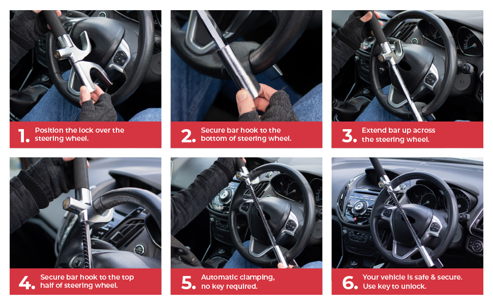 car lock anti-theft device car lock steering wheel car steering lock car steering locks anti-theft