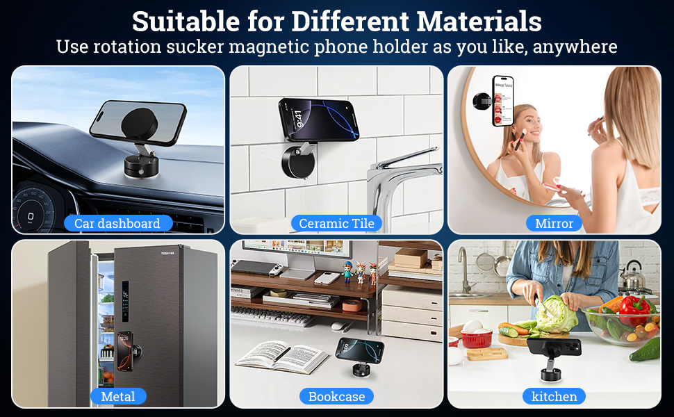 Uceento Vacuum Magnetic Phone Holder