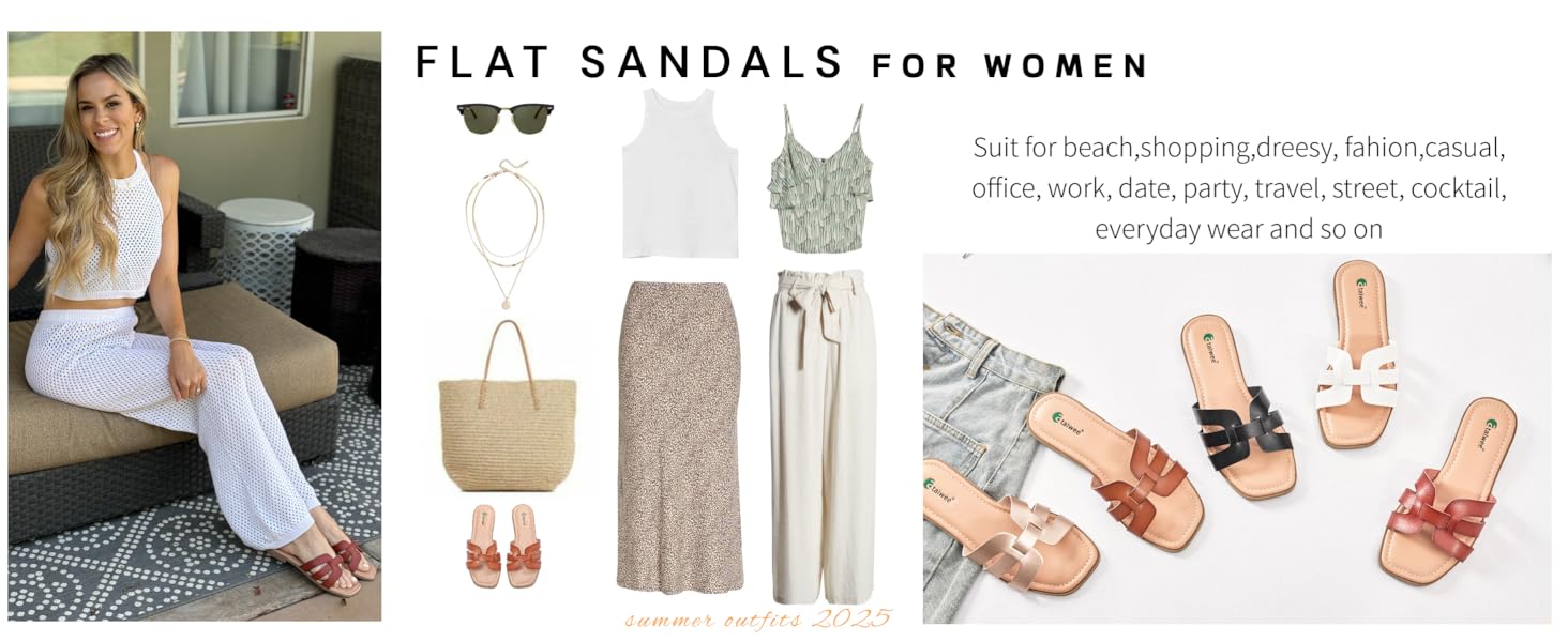 women flat sandals