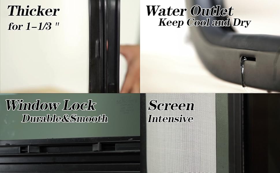 Aucuda 2PCS RV Window Trim Rings, 36” W x 22” H Camper Windows Replacement Trim Kit