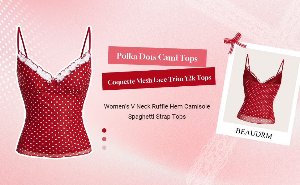 coquette mesh cami top