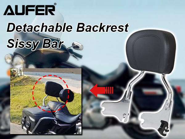 fl8x.sqpants様用 Amazon.com: AUFER Black Detachable Rear Passenger Backrest