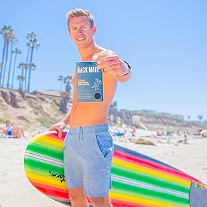 Brad going for a surf!