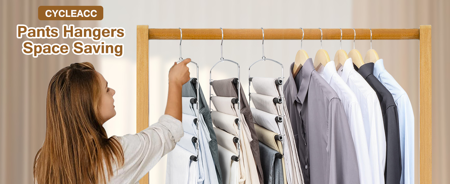 Pants Hangers Space Saving