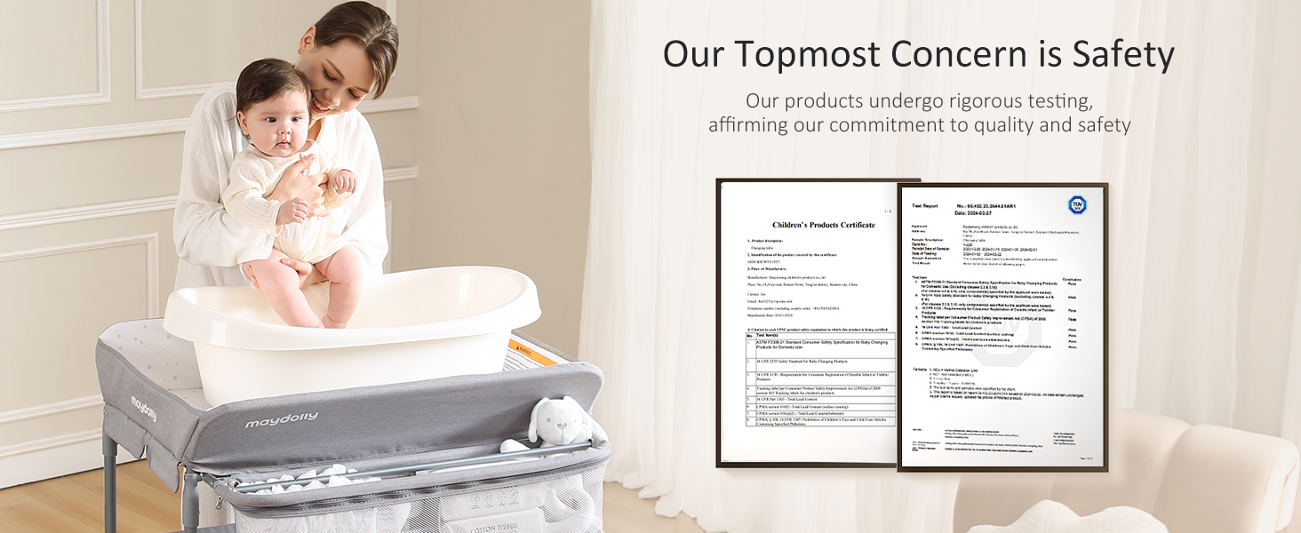 portable baby diaper changing table station foldable infant newborn dresser strudy storage safe